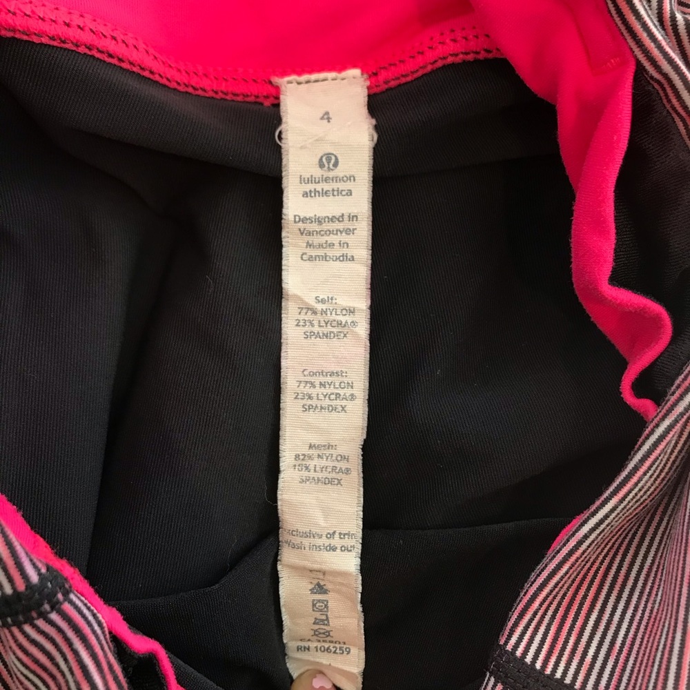 LULULEMON HALF RISE 22” LEGGINGS - Picture 3 of 4